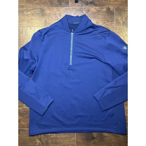 Greyson Mens Causal Stretch Long Sleeve Pull Over 1/4 Sweater Size XL